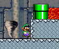 luigi: castle on fire