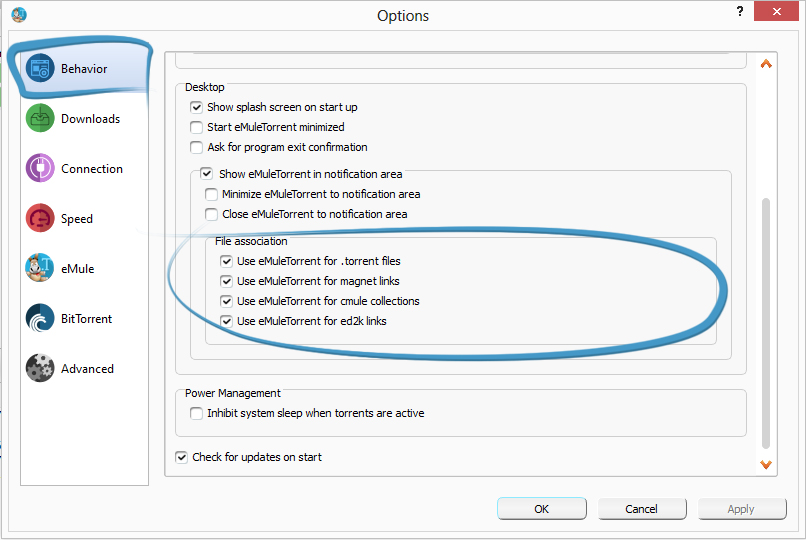 behavior eMule 0.60