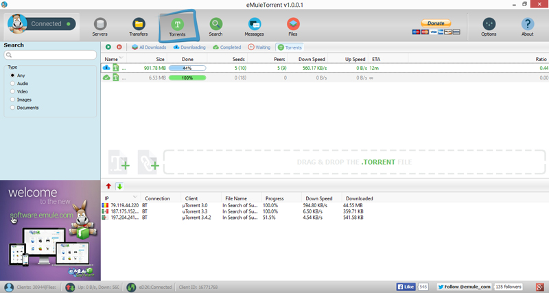 torrents eMule 0.60